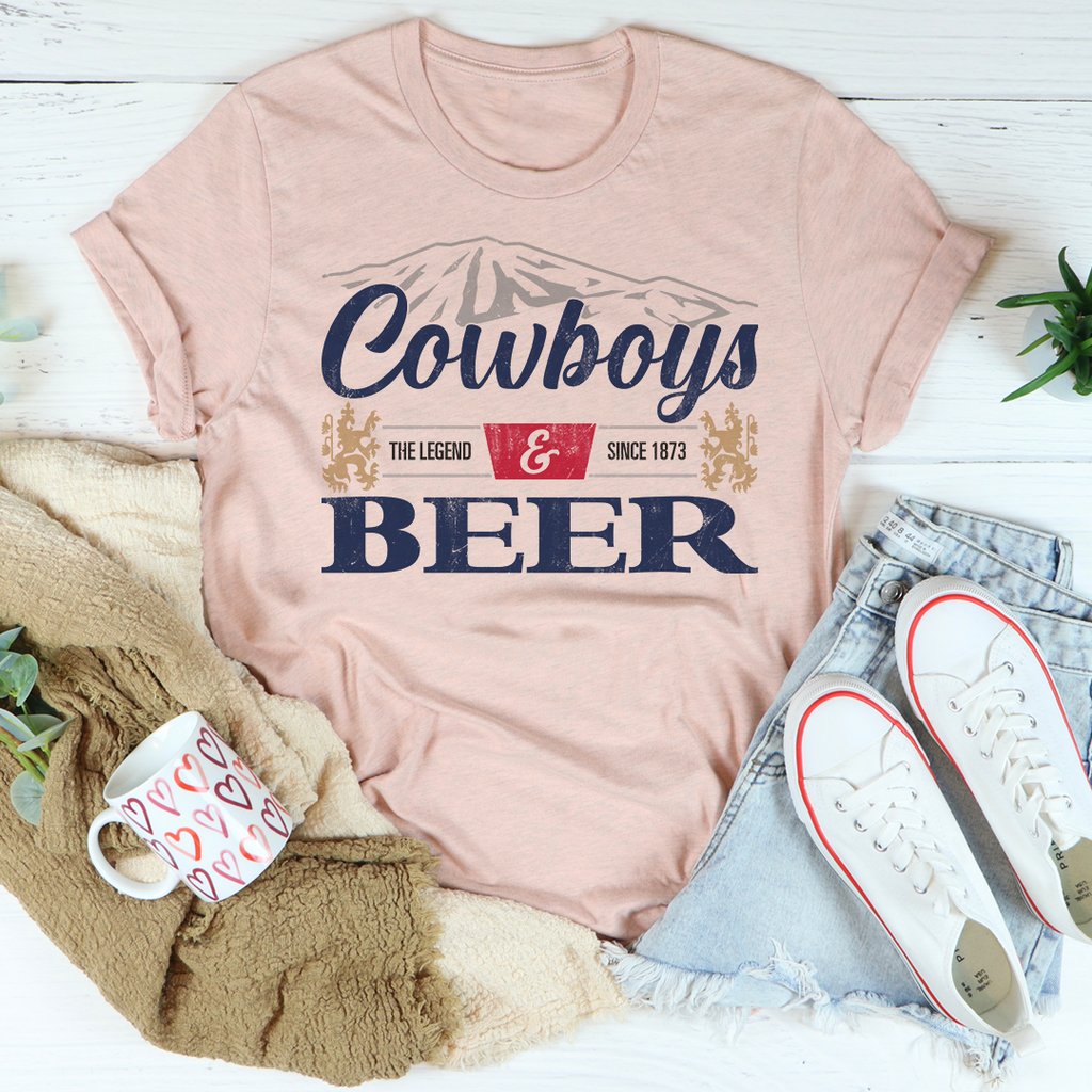 Cowboys & Beer Tee-2