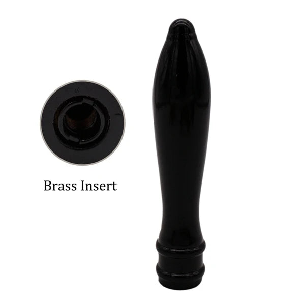 6" Wood Pub Style Tap Handle Craft Beer Tap Handle Homebrew Beer Handle include Dual-Threaded Insert