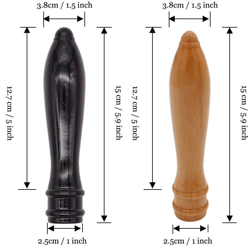 6" Wood Pub Style Tap Handle Craft Beer Tap Handle Homebrew Beer Handle include Dual-Threaded Insert