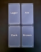 Beer Style Plate Insert (4pack)