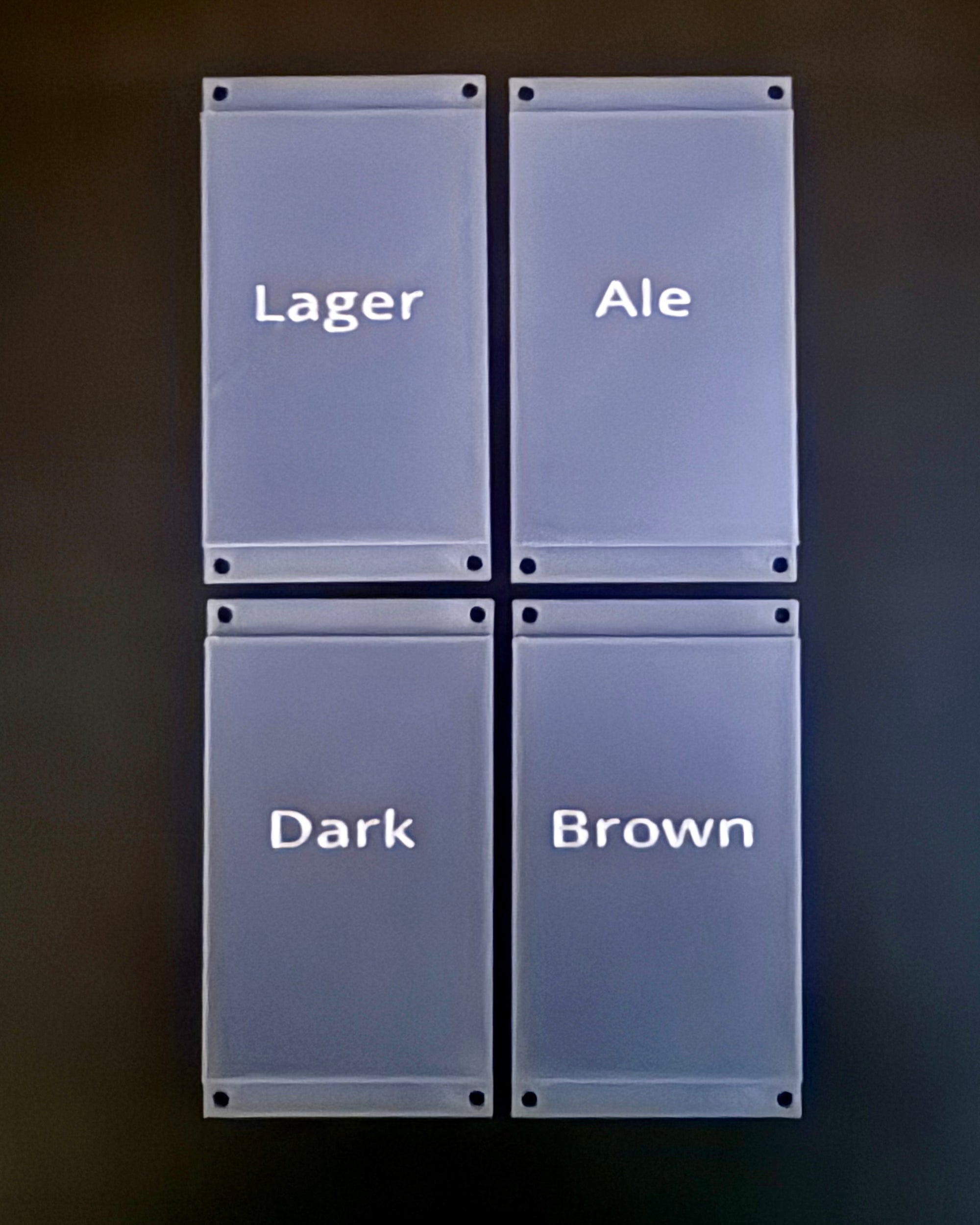 Beer Style Plate Insert (4pack)