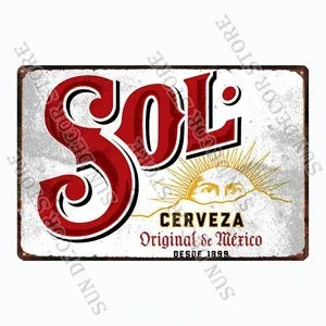 German Belgium Beer PERONI  WATERLOO  Retro Vintage Metal Tin Signs Poster for Room Bar Pub Club Man Cave Wall Decoration A-217