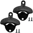 1pc Retro Bottle Opener Wall Mounted Decorative Wall Hanging BBQ DIY Beer Opener Tools Bar Beer Day Decoration Kitchen Corkscrew