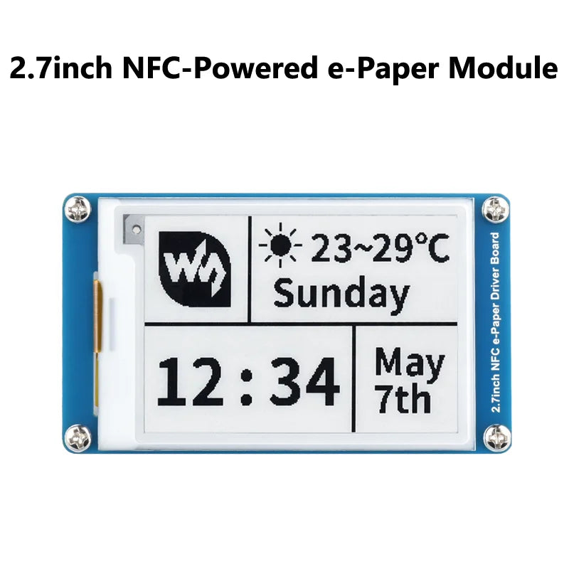 Local Stock 2.7inch Passive NFC-Powered E-Paper Module Wireless NFC Display