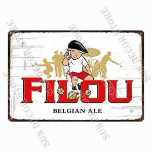 German Belgium Beer PERONI  WATERLOO  Retro Vintage Metal Tin Signs Poster for Room Bar Pub Club Man Cave Wall Decoration A-217