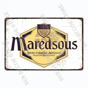 German Belgium Beer PERONI  WATERLOO  Retro Vintage Metal Tin Signs Poster for Room Bar Pub Club Man Cave Wall Decoration A-217