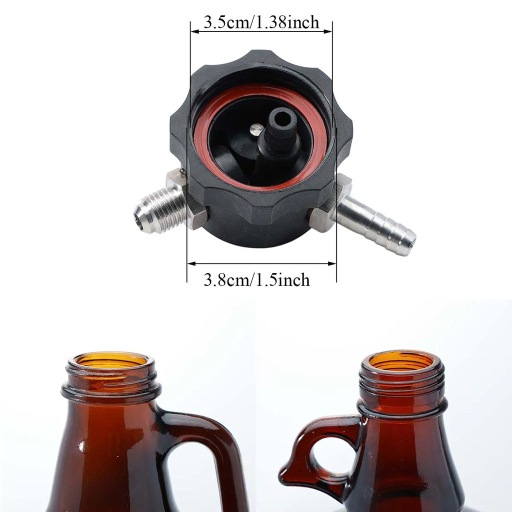 Growler Tap Kit Portable Growler Dispenser Homebrew Beer Kegging Equipment